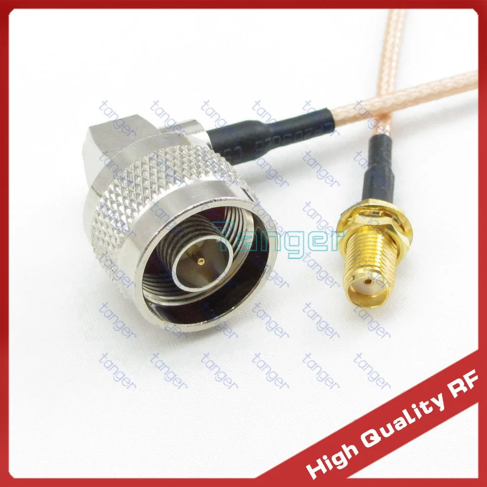 

New Hot sale N type male plug right angle to SMA female connector with RG316 Coaxial Pigtail Jumper RF cable 3feet 40inch 100cm