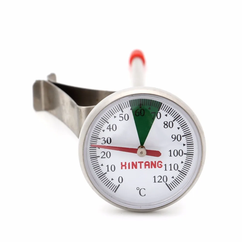 

Stainless Steel Probe Thermometer Kitchen Food Cooking Milk Coffee Safely Useful