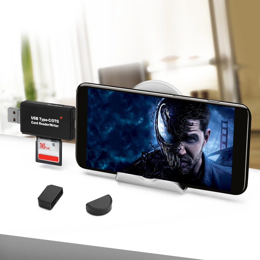 Rocketek USB 2 0 мульти считыватель карт памяти OTG Тип c android адаптер кардридер для micro SD/TF