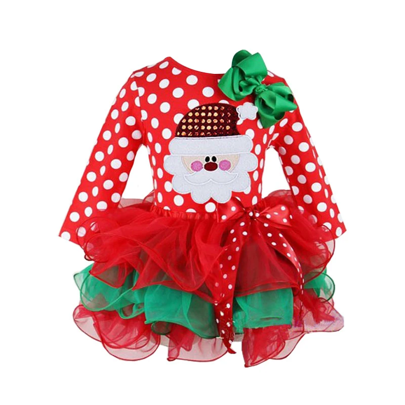 Christmas Snow Man Xmas Gift Winter Dot Cotton Red Long Sleeve Dress Girl Party Santa Tutu Dresses Baby Girls Christmas Costumes Christmas Snow Man Xmas Gift Winter Dot Cotton Red Long Sleeve Dress Girl Party Santa Tutu Dresses Baby Girls Christmas Costumes