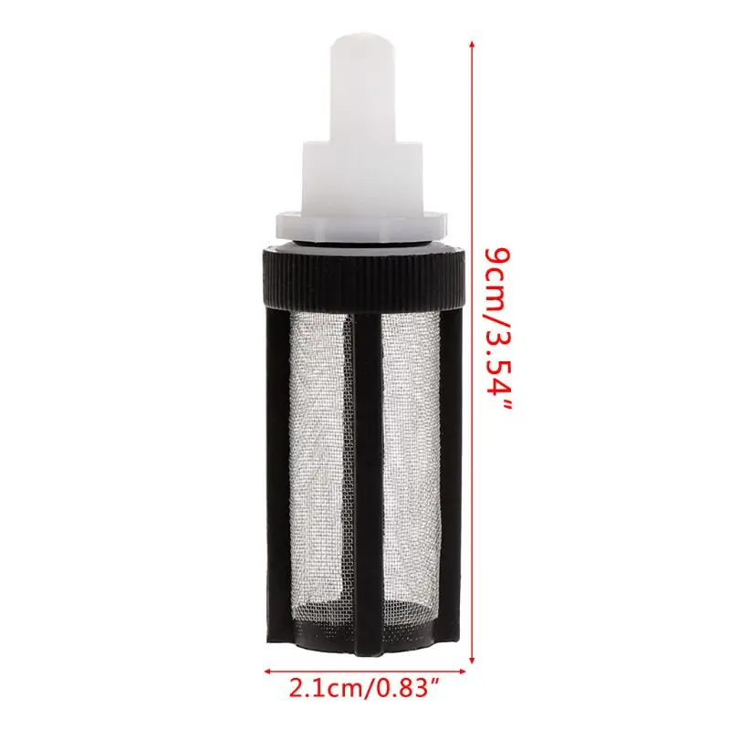 6pcs Micro Pump Filter Wassereinlass Rahmen Bew/ässerung Clean 8mm Edelstahl Net Schlauchzubeh/ör MEHRWEG VERPACKUNG