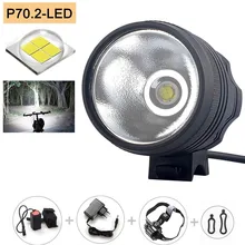 Новый XHP70 6800 Lumen 4 * P70 Светодиоды Велосипед Лампа передняя Фара Езда Велоспорт Велосипед