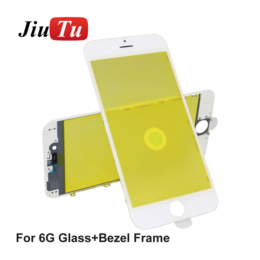 Jiutu 10pcslot Glass With Bezel Frame Cold Press For iPhone 6G6 Plus 6S6S Plus (7)