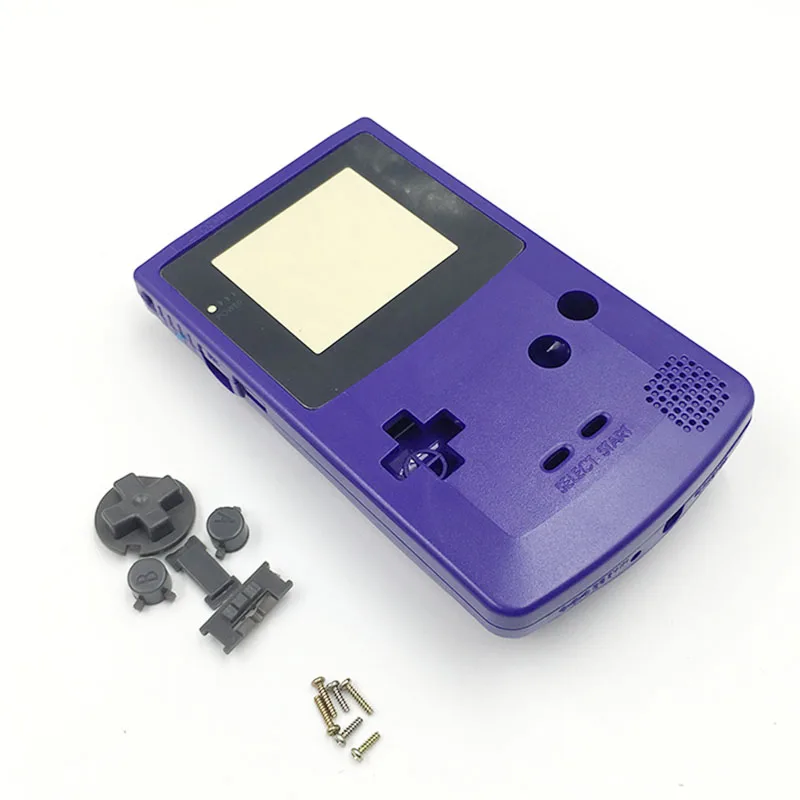 5 комплектов для Nintendo Game Boy Цвет GBC ремонтная часть Корпус в виде ракушки пакет полный Корпус Крышка чехла
