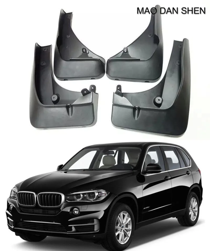 4PSC/набор Автомобильные Брызговики для 2007- BMW X5 E70 F15-2018X4 м спортивные F26 2008-2014X6 E71 решетка радиатора