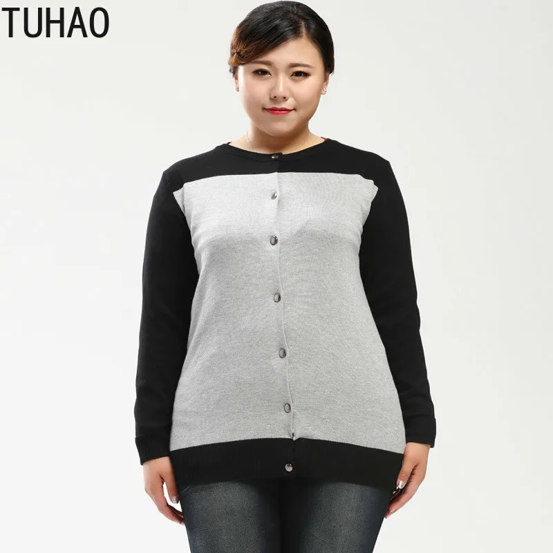 

2019 Spring Office Lady Women Jacket Cardigan Coat Plus Size 10XL 8XL 6XL Coats Female KNIT Sweater Casual Sweater Coats MS