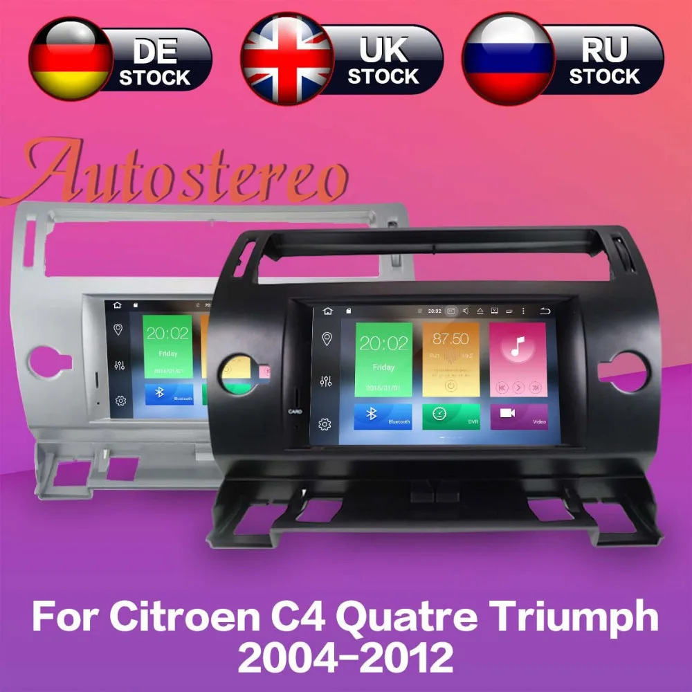 Android 8 7 Car DVD Player GPS navigation For Citroen C4 Quatre Triumph 2004-2012 autostereo multimedia radio recorder headunit Android 8 7 Car DVD Player GPS navigation For Citroen C4 Quatre Triumph 2004-2012 autostereo multimedia radio recorder headunit