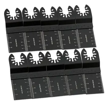 

10PCS Wood Cutting Saw Blade Oscillating Kit Multi Tool for Dremel Fein Multimaster Makita Bosch Mix Multitool Blades Set (10pcs