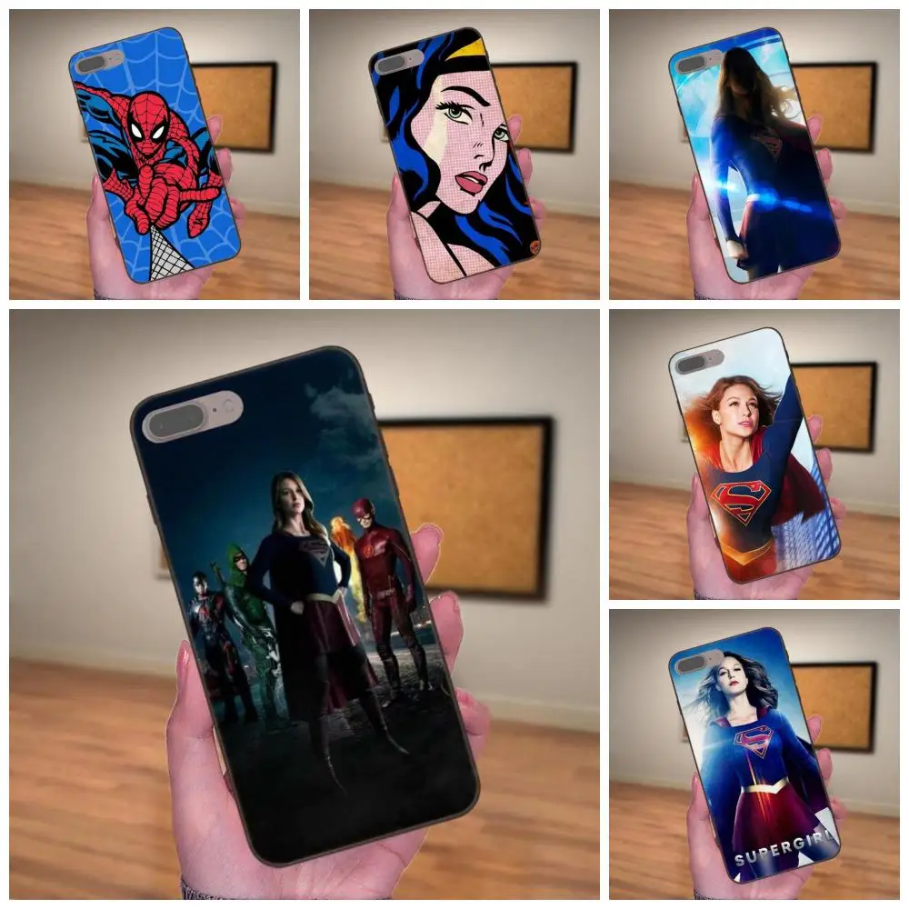 

For Samsung Galaxy I9082 Note 4 8 9 S3 S4 S5 S6 S7 S8 S9 S10 Edge Plus Lite G313 Lovely Movie Supergirl Wonder Women Spiderman