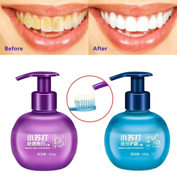 

Intensive Stain Removal Whitening Toothpaste Fight Bleeding Gums Toothpaste Fruit Taste 3