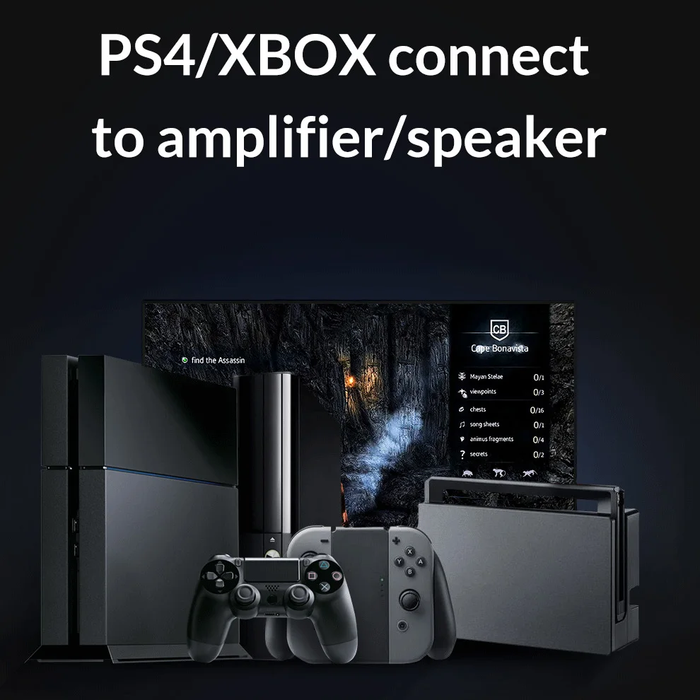 Оптический кабель Unnlink SPDIF Toslink аудиокабель 3 м 5 8 10 HIFI 1 волокно для ТВ бокса PS4