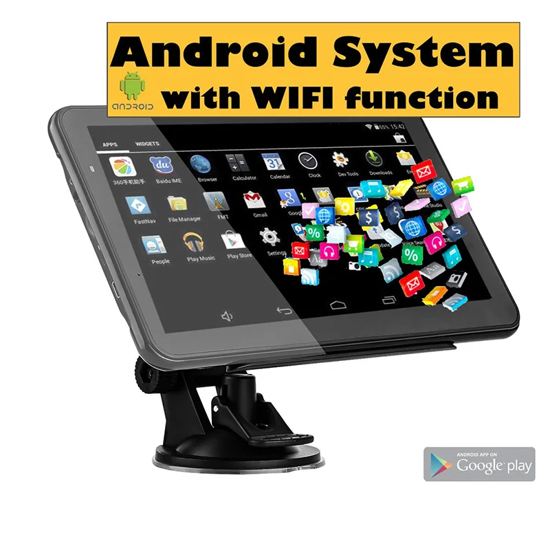 XGODY Android Автомобильный gps навигатор HD 7 дюймов грузовик навигатор 16 Гб WiFi Bluetooth планшет Navitel Северной/Южной Америки Европы карты