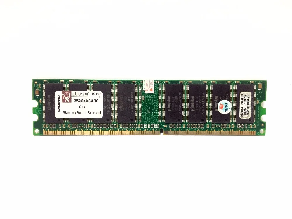 Kingston 1G 1GB DDR PC 2700 3200 u DDR 1 333MHZ 400 MHZ 333 400 MHZ Настольный ПК память модуль компьютер настольный DDR1 RAM