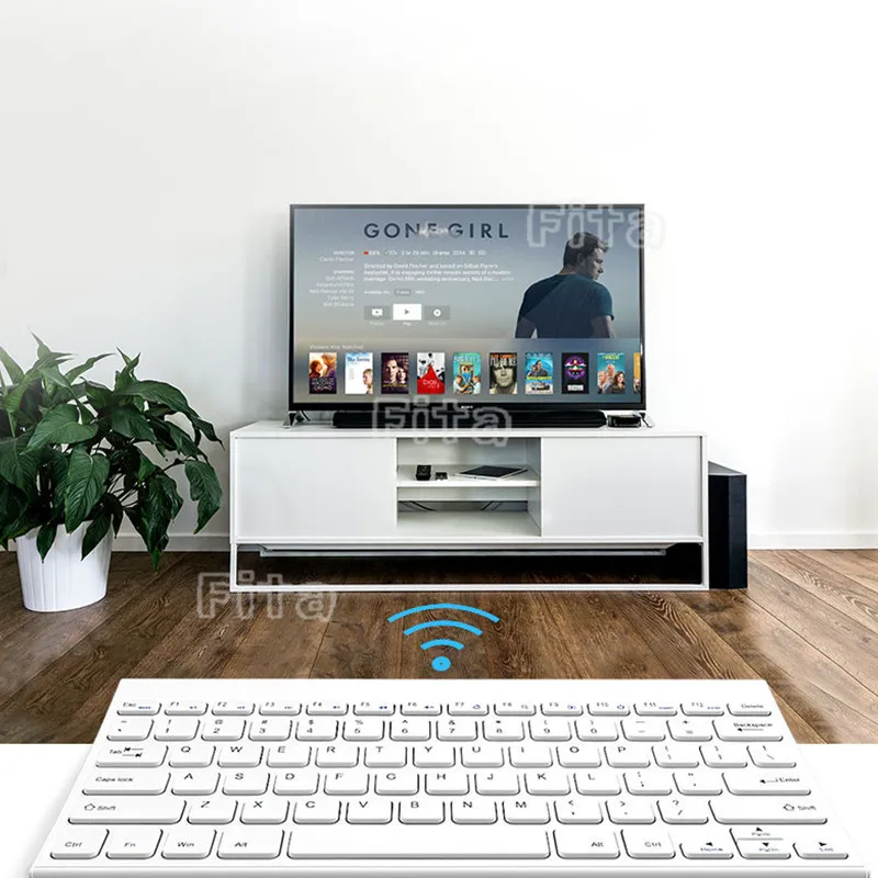 

Ultra-Thin 2.4G Charging Keyboard and Mouse Set Notebook Desktop Computer Home office with Wireless Mouse