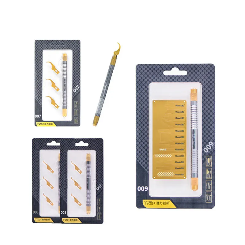 

Multifunctional CPU IC Graver Blade Glue Remover Knife Thin blade motherboard BGA chip glue Cleaning Scraping Pry Knife Phone