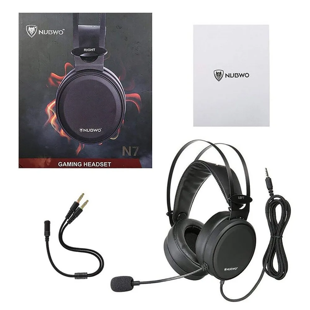 Xiberia Nubwo N7 PC Casque Bass Стерео Игровые наушники для PS4 для нового Xbox One гарнитура для мобильного телефона планшета с микрофоном