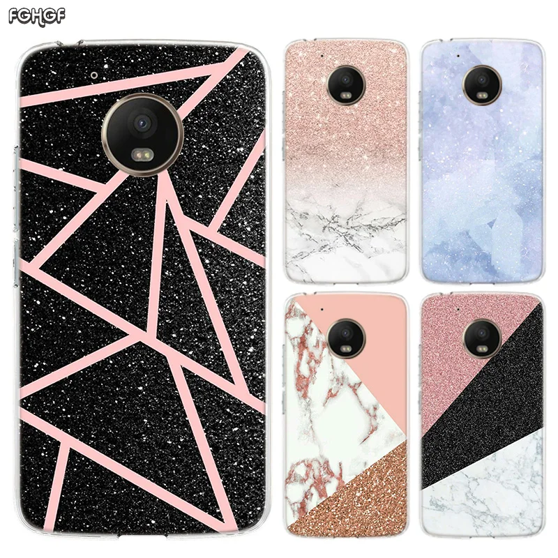 Glitter Powder Marble Silicone Hull Shell Back Case For Motorola MOTO G7 G5 G5S G6 E4 E5 Plus G4 Play Riverdale Cover |