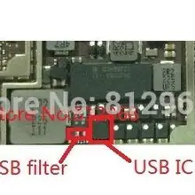 5 пара/лот = 10 шт. без зарядных устройств для ipad 3 USB IC Q8123 и USB предохранитель L5757 фильтр на материнской плате
