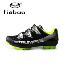 Tiebao Professional MTB Bike Shoes Men Breathable Self-locking Bicycle Shoes Mountain Riding Cycling Shoes sapatilha ciclismo
