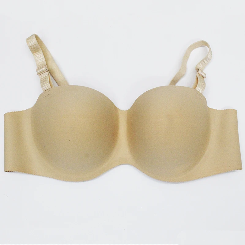 

High grade 1/2 cup seamless Bra For Womens Lingerie Underwire Floral Bralette 90 Half cup Brassiere Large size Women's underwear