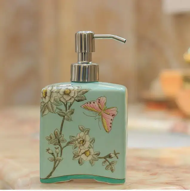 Vintage Style Artistic Exquisite Handpainted Collectible Porcelain Pump