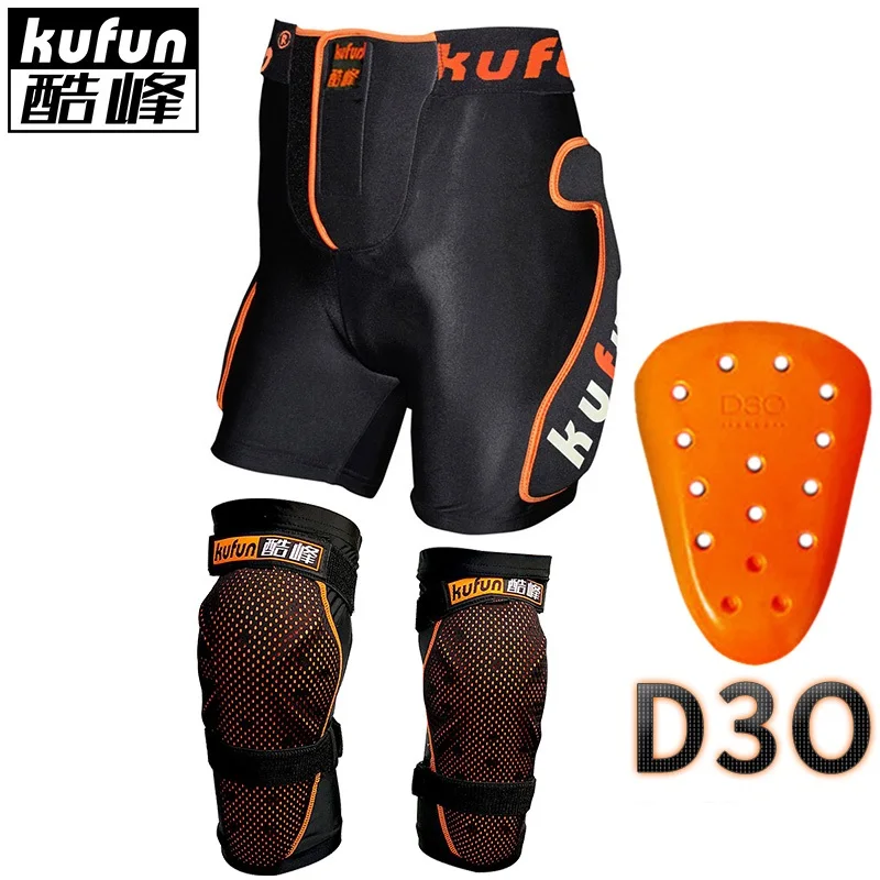 KUFUN D3O мягкие шорты для детей взрослых лыжный Лонгборд Горные сноуборды скейтборд роликовые коньки защитное снаряжение