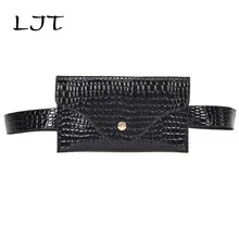 LJT крокодиловый Конверт Сумка поясная сумка для женщин модная Ретро Хип бум поясная сумка винтажная поясная сумка Кошелек для монет
