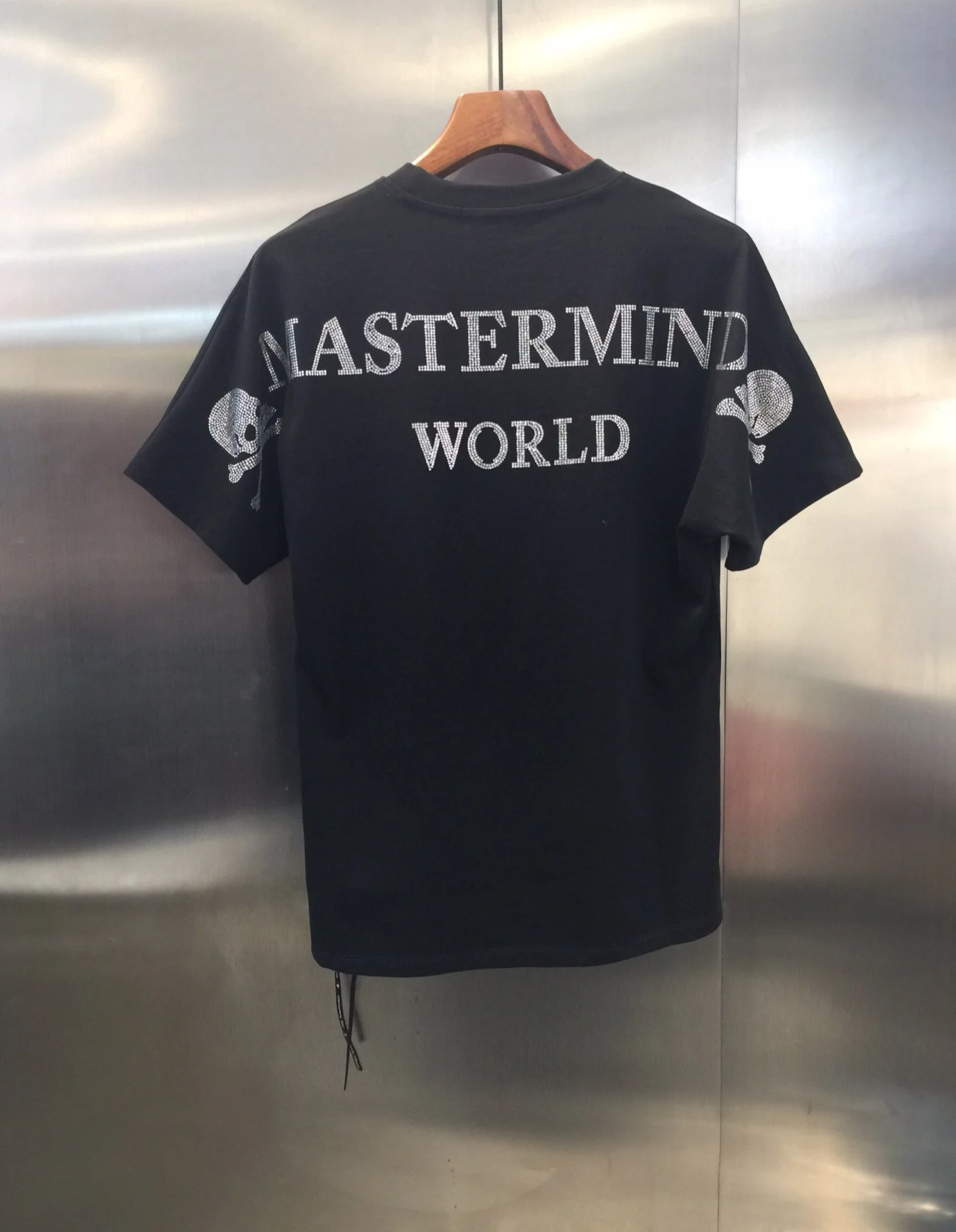 2019ss Mastermind Japan Diamond Embroidery Mastermind World Women Men T shirts tees Hiphop 