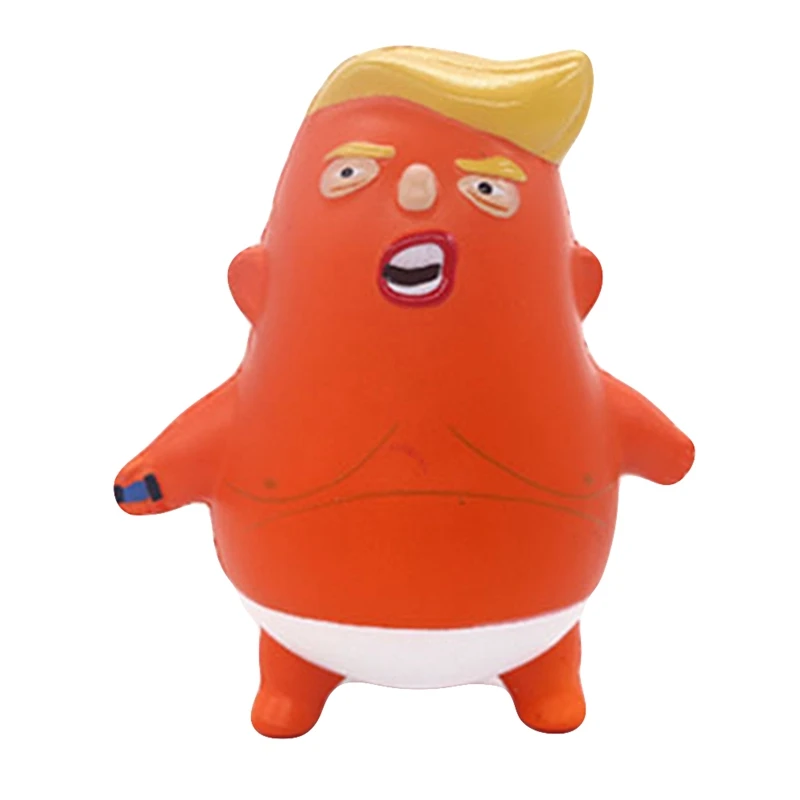 

2018 New Kawaii Squishy Simulation Trump Ball Slow Rising Reduce Pressure Stress Relief Kids Squeeze Toy Gift