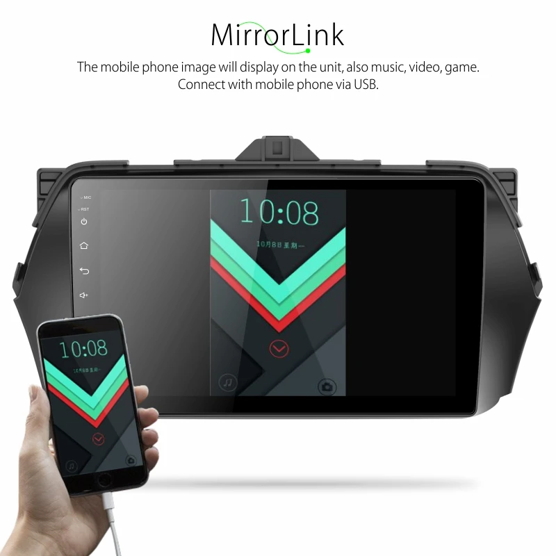 Best Dinpei Android 9.0 Car Radio Multimedia Player For Suzuki Alivio Ciaz 2014 2015 2016 2017 2018 GPS Navigation 4G wifi video 1