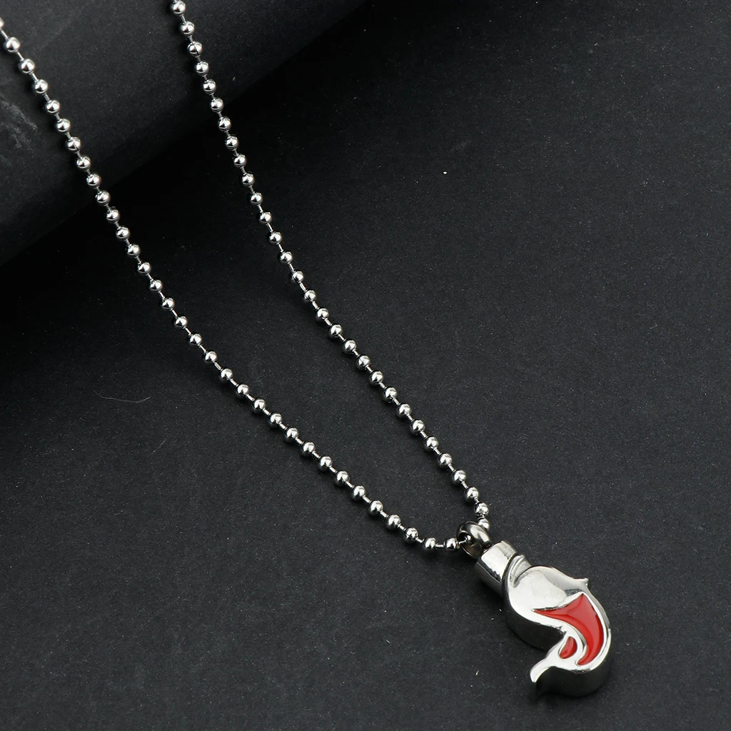 Кулон с пеплом из нержавеющей стали ожерелье Keepsake Memorial красочные эмалированные