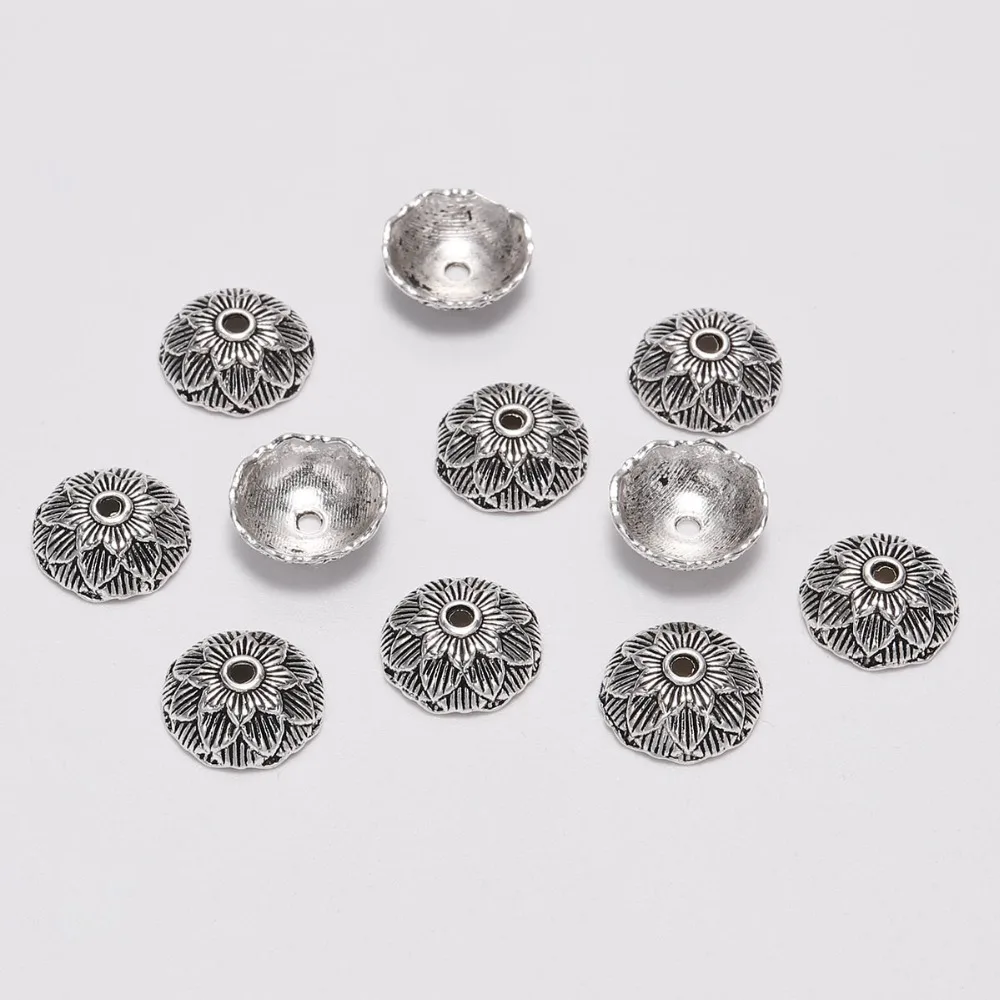 20pcs Flower receptacle Bead Caps for Jewelry Making Bracelet Accessories DIY