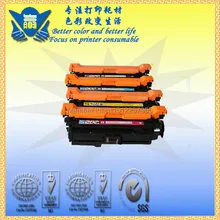 1 комплект, совместимый картридж с тонером для принтера для CE250A 250A CE251A CE252A 2 CE253A, для CM3530 CP3520 CP3525 CP3530