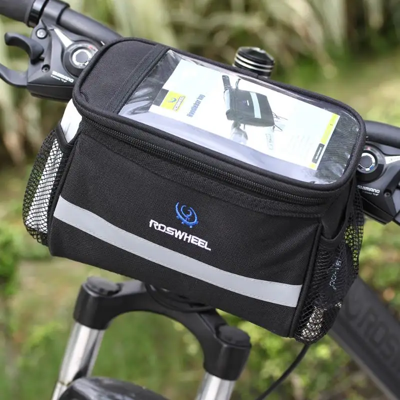 

Movable Heat Protection Bike Bicycle Cycling Anti-tear Bags Front Detachable Bicycle Front Bag(Map Allowed)Bycicle Accessories