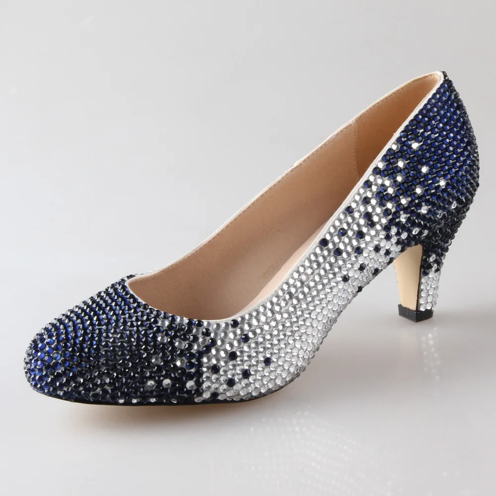 blue heels open toe