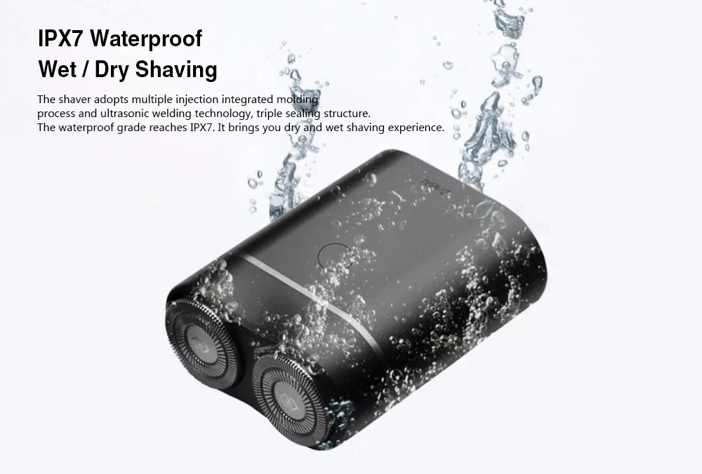 Xiaomi Mijia Electric Shaver 2 Floating Head Waterproof Razor Shavers USB Rechargeable Beard Shaver for Men Shaving Machine