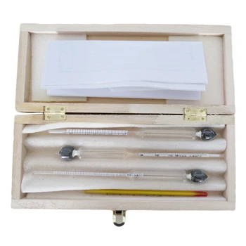 

3pcs/Set Alcoholmeter Alcohol Meter wine Concentration Meter Alcohol Measuring Tool Instrument Hydrometer Tester