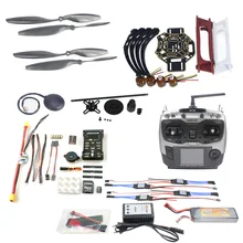 F02192-AB DIY FPV Drone Quadcopter 4-axle Aircraft Kit 450 Frame PXI PX4 Flight Control 920KV Motor GPS AT9 Transmitter Props