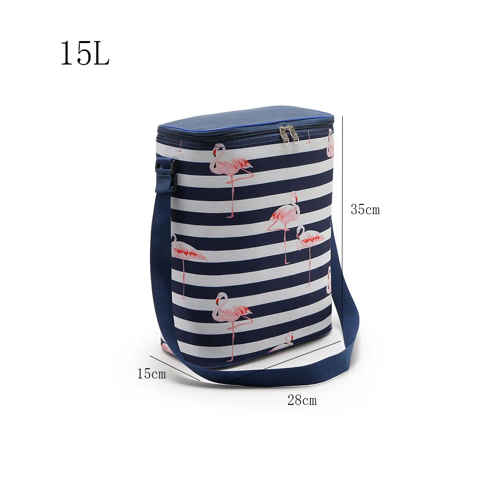 SANNE 15L KeepPolyester Flamingos Luxo Alimentos Frescos