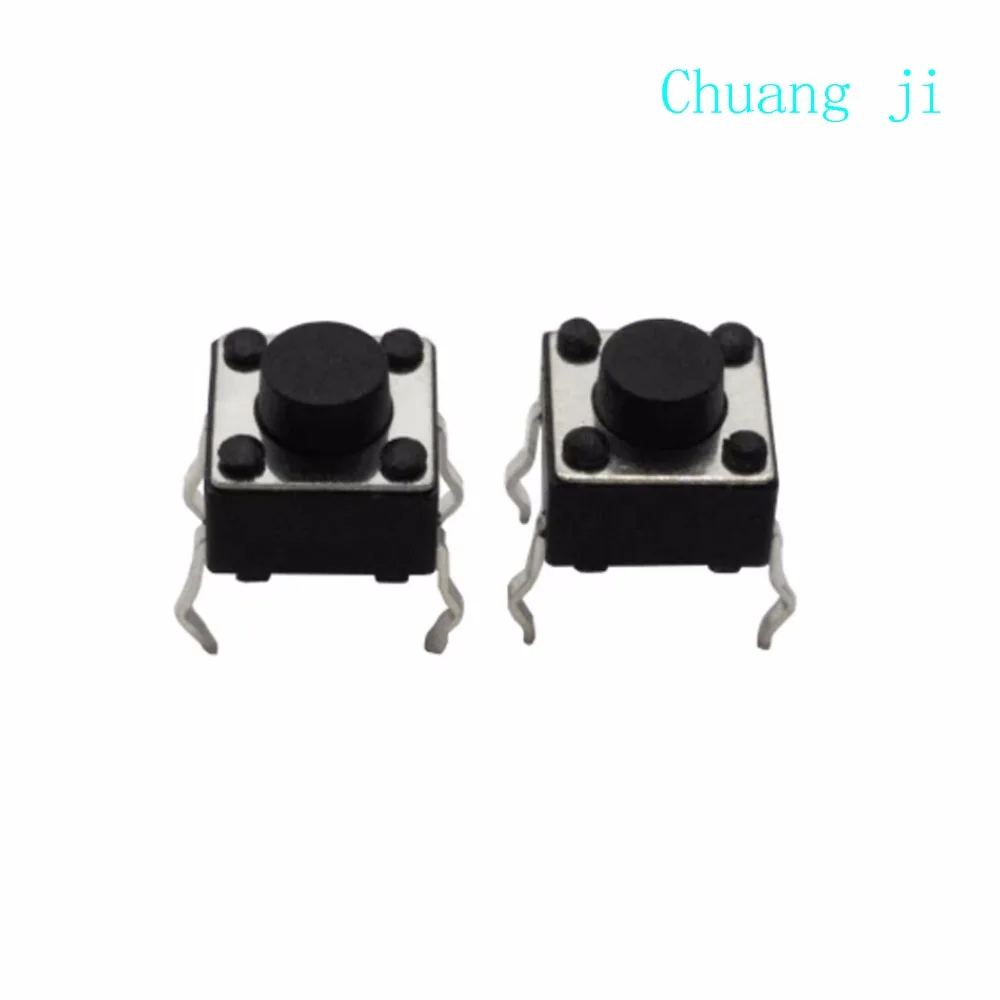 

50pcs/lot 6x6x6MM 4PIN G91 Tactile Tact Push Button Micro Switch Direct Self-Reset DIP Top Copper Free Shipping