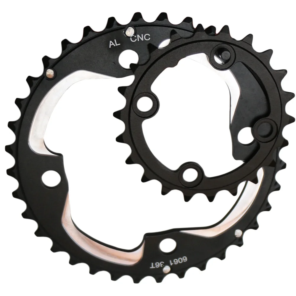 

alu alloy 6061 22T 64BCD 36T 104BCD MTB road Fold bike Crankset Chainring mountain bike sprocket for shimano 22 gear 36 teeth