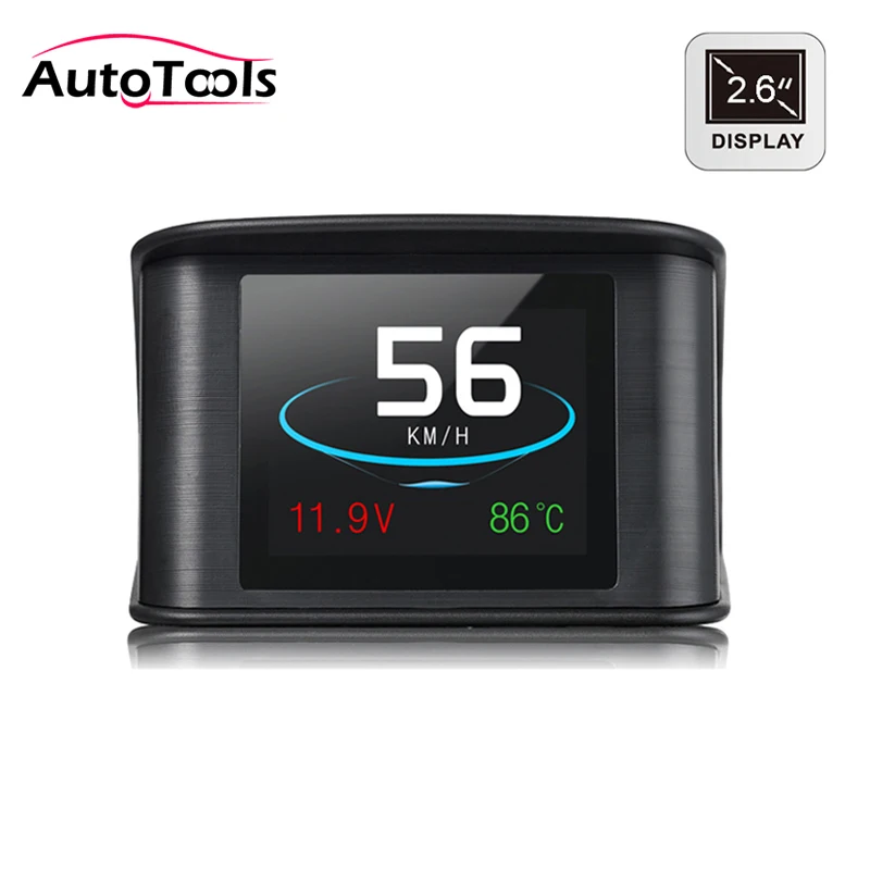 

Auto car digital smart onboard car speedometer 2.6inch car hud display GPS OBD Computer Fuel Consumption Temperature Gauge