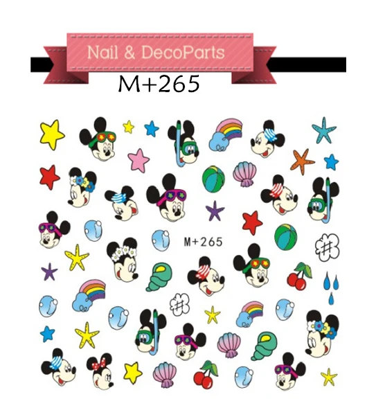 

Nail Sticker Water Decals Nails Art Slider Tattoo Mickey Mouse Star Rainbow Designs Decoration Stickers Manicure Foil Wraps