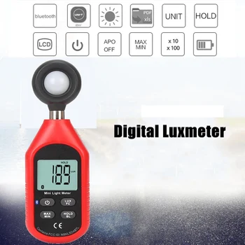 

Big Promotion Portable USB Digital Luxmeter Light Meter Lux Meter bluetooth Luminometer Photometer 200,000 Lux High Quality