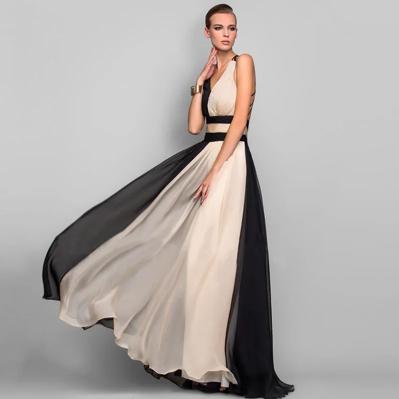 

Patch Gown Long Dress Maxi Dress BOOHOO Wedding Evening Party Wear Summer Deep V Neck Backless Zip Robe Formal Women Clothes