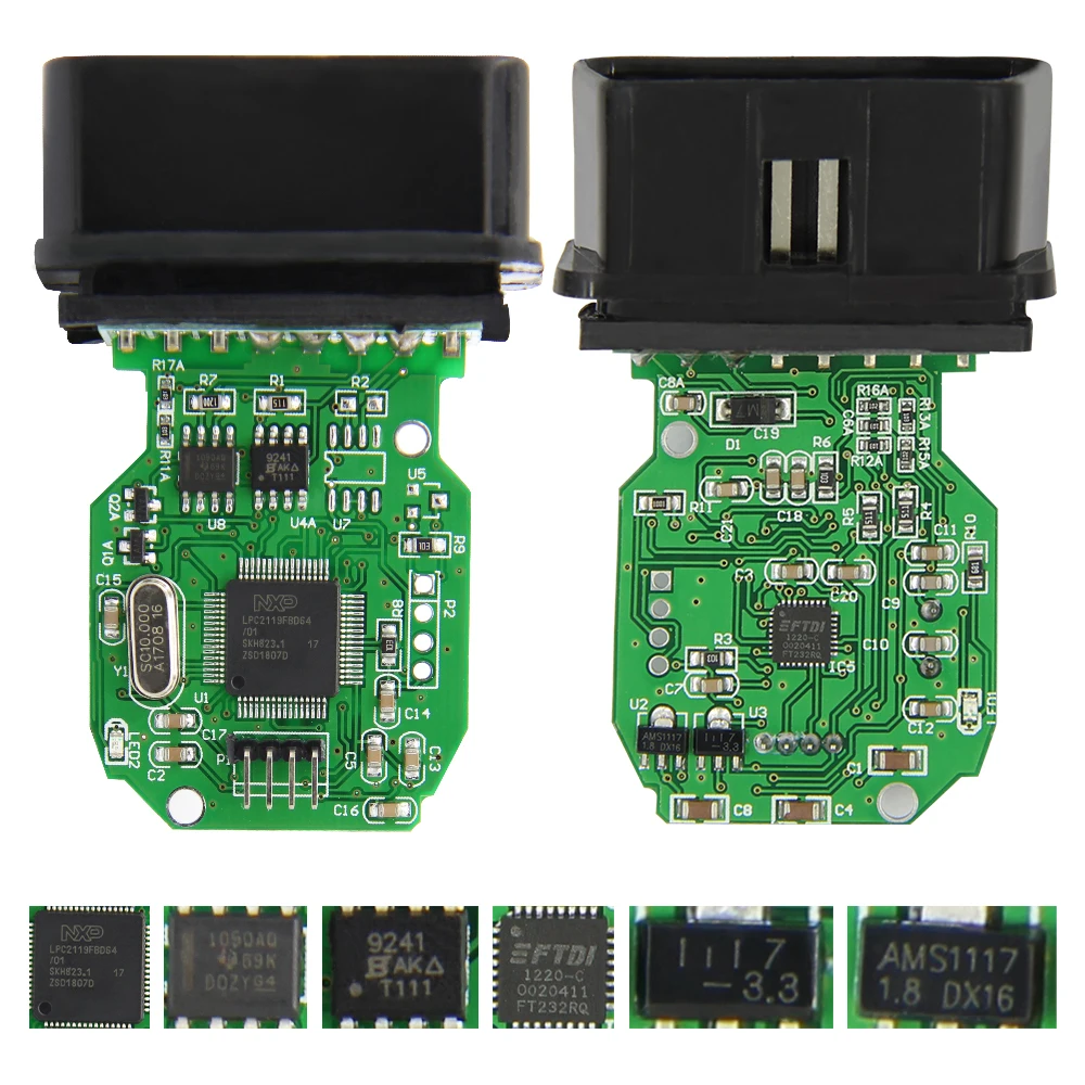 Диагностический мини-разъем V14.20.019 Techstream OBD2 сканер Интерфейс для Toyota FTDI FT232RQ MINI-VCI J2534 OBDII OBD2 диагностический кабель