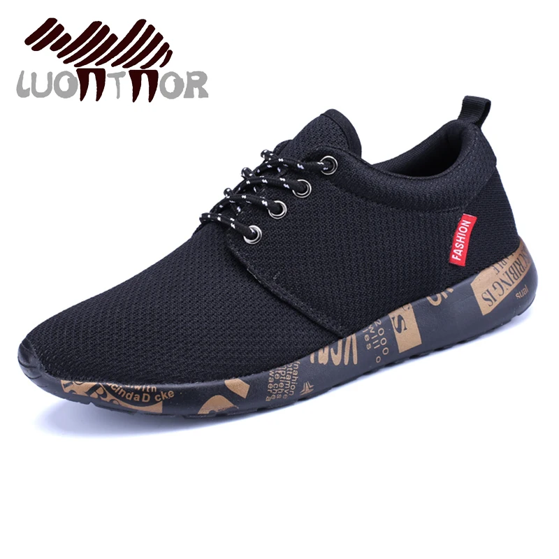 LUONTNOR 2017 Outdoor Mens Running Shoes Canvas Sport Shoes For Men