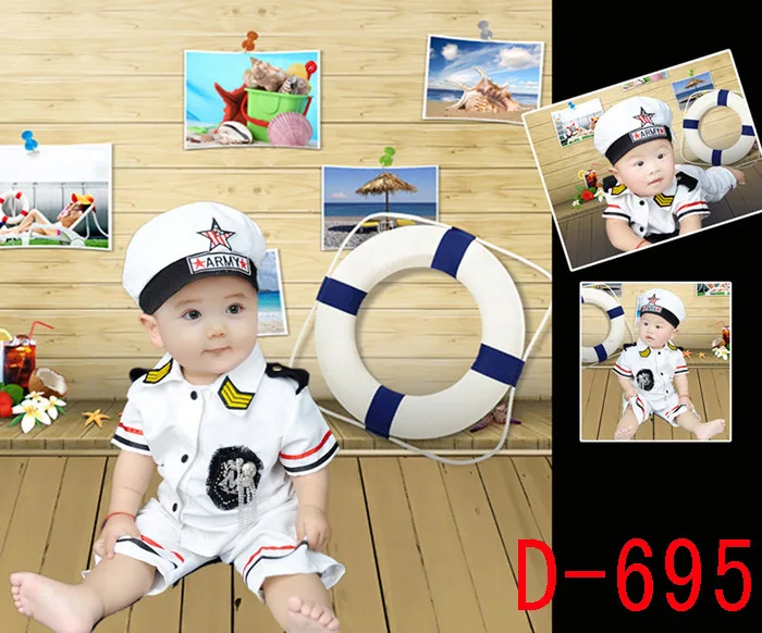 Baby Infant Clothes Dress Girl Outfit navy costume party birthday newborn photography props summer 0-12 months