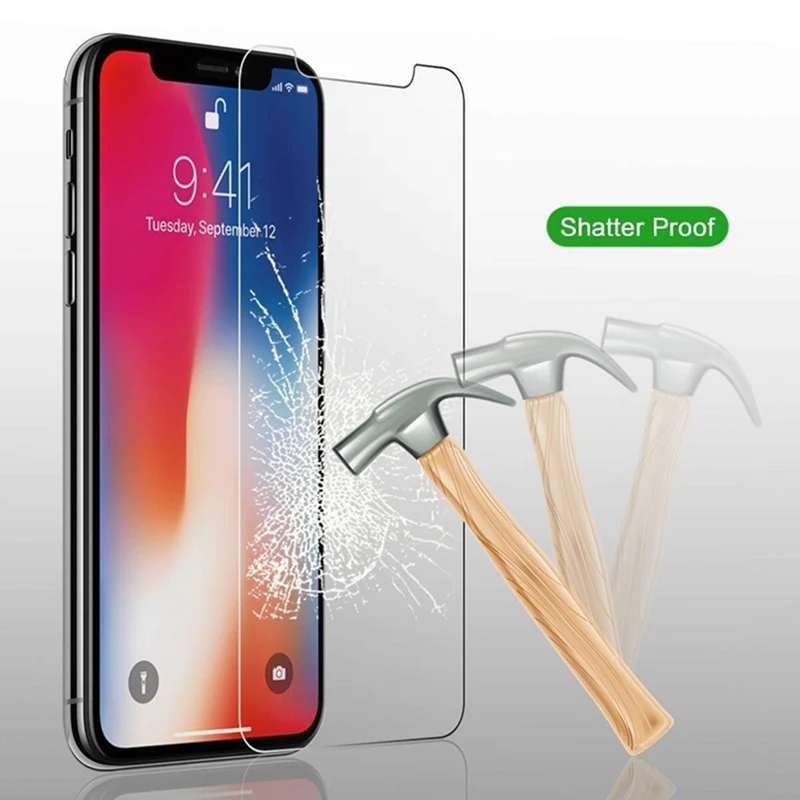 Закаленное стекло для iPhone XS Max XR X 7 8 6 5 S 6S Plus Ten 10 Защитная пленка Apple Watch 3 2 1 38 мм 42