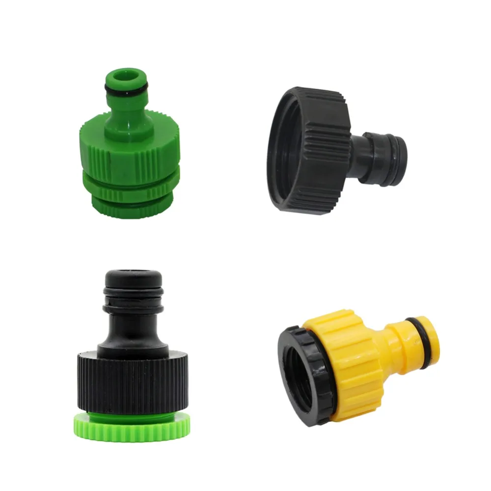 

2 Pcs 1/2",3/4",1" Female Thread Nipple Quick Connector With Thread Irrigation Plumbing Pipe Fittings Joint Tube Adapter